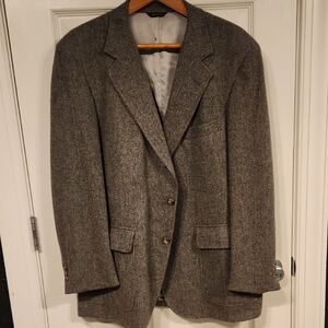 Classic Herringbone Men's Blazer